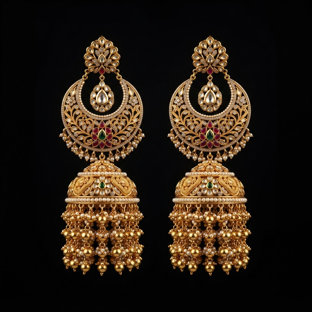 Chandbali Jhumka